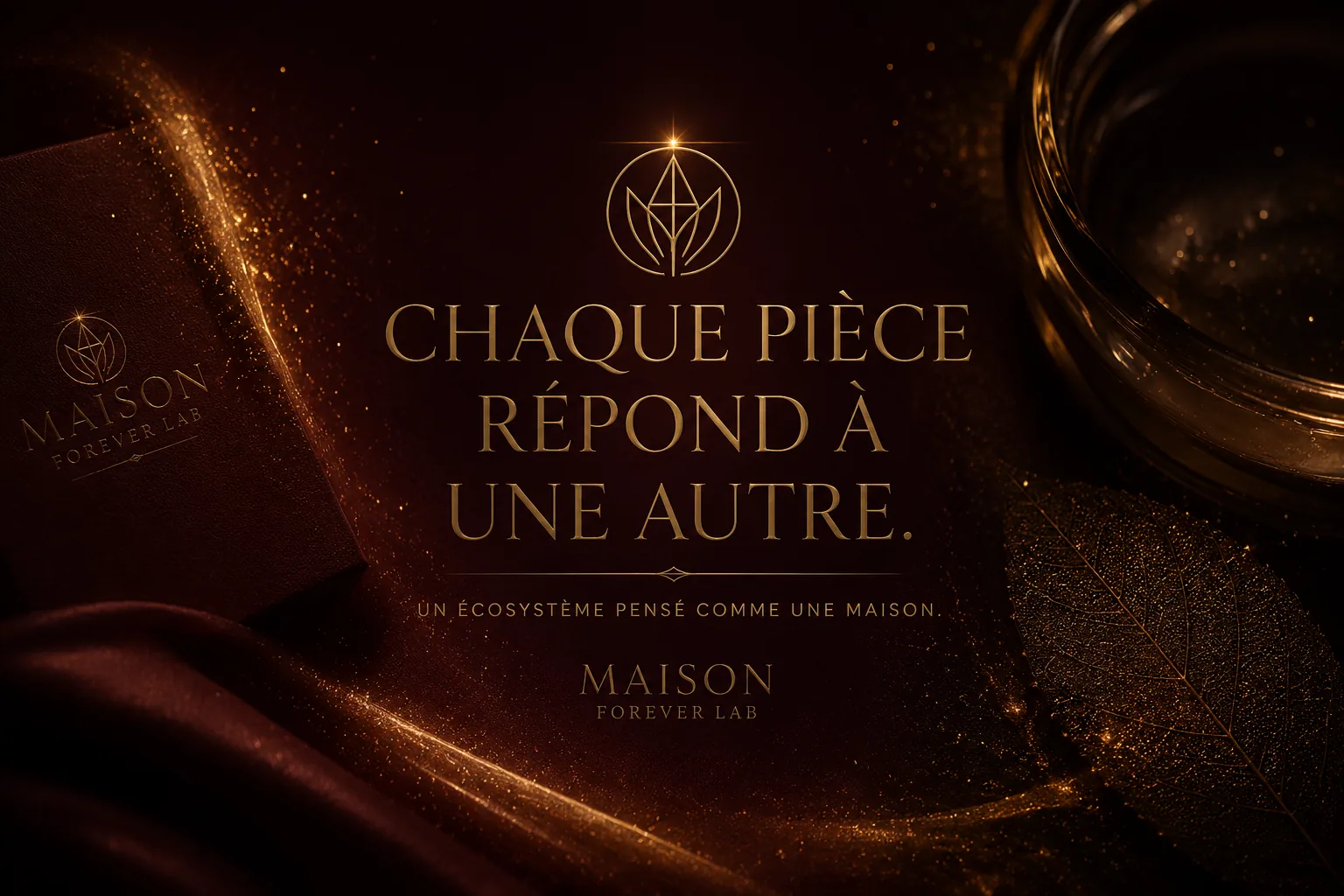 Le cœur de la Maison Forever Lab · L'Unique, les cures et le Protocole · composition Maison française