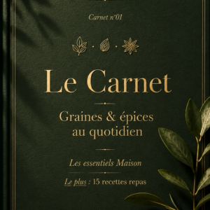Le Carnet · Graines, épices et gestes simples du quotidien