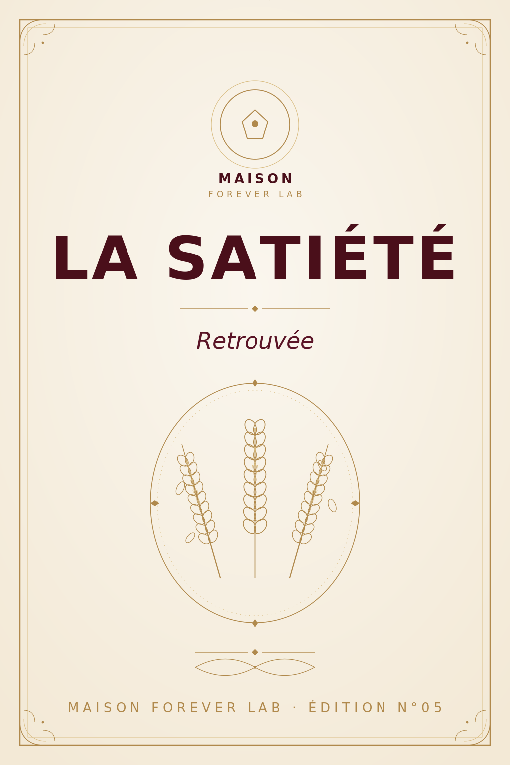 Édition La Satiété