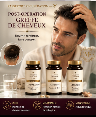 Récupération greffe de cheveux : la cure Post-Opération